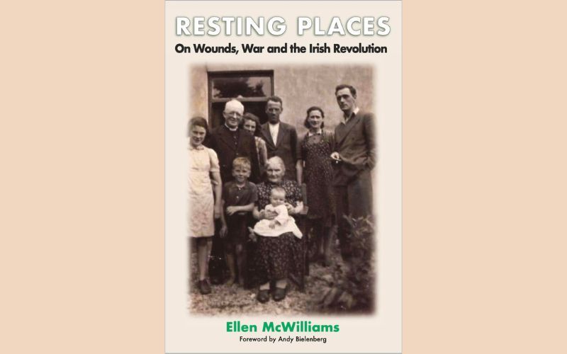 center/>
        
      <blockquote>
          <p>
                
            <span>"Resting Places: On Wounds, War, and the Irish Revolution" by Ellen McWilliams.&nbsp;BEYOND THE PALE BOOKS</span>        <br />
          </p> 
          <p><span class=